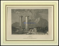USA: Sardis, Du Hast Den Namen Dass Du Lebst Und Bist Todt, Stahlstich Von B.I. Um 1840 - Lithographien