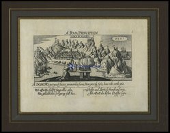 ADEN, Gesamtansicht, Kupferstich Von Meisner Um 1678 - Lithographien