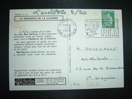 CP PUB RESIDENCE DE LA CLAIRIERE PORNIC + BATI-SERVICES TP M.DE CHEFFER 0,30 OBL.MEC.3-6 1970 44 NANTES GARE - Sonstige & Ohne Zuordnung