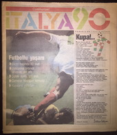 World Cup Italy 90 Turkish Magazine Cumhuriyet - Revues & Journaux