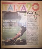 World Cup Italy 90 Turkish Magazine Cumhuriyet - Magazines