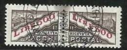 1971 San Marino Saint Marin PACCHI POSTALI VEDUTA 500L Fil. Penne Usato, Con Macchia - Paketmarken