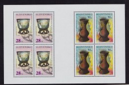 Bloc De 4X2 Timbres Verre , Vase En Cuivre 2006  YT 468/469 Neuf /  Sheet  2006 Mint Mi 540/541 - Blocks & Kleinbögen