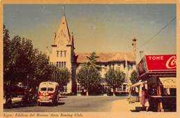 M08612 "TIGRE:EDIFICIO DEL BUENOS AIRES ROWING CLUB"ANIMATA-AUTOCARRO '50-CART. ORIG. NON SPED. - Argentine