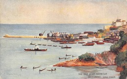 M08614 "THE OLD BOAT HARBOUR SECCONDEE-GOLD COAST"-CART. ORIG. ILLUSTRATA NON SPED. - Ghana - Gold Coast