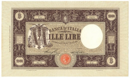 1000 LIRE BARBETTI GRANDE M TESTINA DECRETO 19/08/1921 SPL - Sonstige