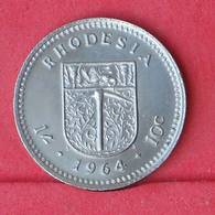 RHODESIA   10 CENTS 1964 -    KM# 2 - (Nº30545) - Rhodésie