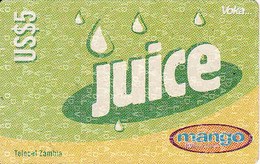 Zambia, Juice $5, Mango, Expiry Date: 19/08/2003, Used - Zambie