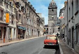 LOUDEAC - Rue De Pontivy - Automobile Simca - Boulangerie - Chantelaine - Journaux - Eglise - Loudéac