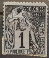 COLONIES FRANCAISES - Canceled - YT 46 - 1c - Alphee Dubois