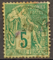 COLONIES FRANCAISES - Canceled - YT 49 - 5c - Alphee Dubois