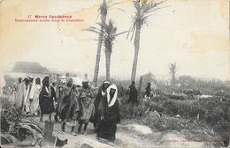 Maroc: Casablanca - Enterrement Arabe Dans Le Cimetière - Collection Dantan, Carte N° 47 Non Circulée - Casablanca