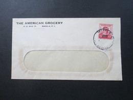 USA 1937 Philippinen Nr. 388 Mit Aufdruck I Common - Wealth The American Grocery Manila - Filippine