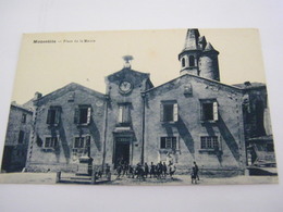 C.P.A.- Monestiés (81) - Place De La Mairie - 1910 - SUP (CM 63) - Monesties