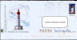 Enveloppe Illustrée Phare De SAINT-MATHIEU (Finistère) - PAP:  Varia (1995-...)