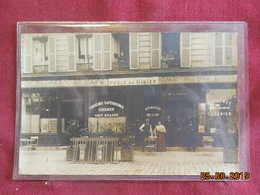 CPA - Carte-Photo - Paris - Café Maison E. Rigolet - 120, Avenue D'Orléans - Arrondissement: 14