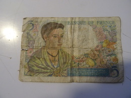 FRANCE 5 Francs  A 23/12/1943  Abimé - 5 F 1943-1947 ''Berger''