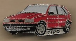 Pin's Fiat Tipo Rouge (devant Et Côté Conducteur) - Fiat