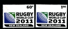 NEW ZEALAND - 2010  RUGBY  WORLD  CUP  SET  MINT NH - Unused Stamps