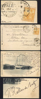 ARGENTINE ANTARCTICA: CHARCOT Expedition: 21/JA/1904 Ushuaia - Buenos Aires, Postcard With View Of "Le Francais" Being L - Autres & Non Classés