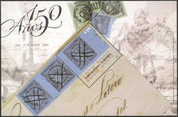 ARGENTINA: GJ.HB 175a, 2006 Corrientes Stamp 150th Anniversary, S.sheet With SILVER COLOR OMITTED Variety (without REPUB - Blocks & Kleinbögen