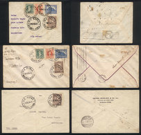 ARGENTINA: 3 Covers Sent From Buenos Aires To Montevideo On 11/OC, 24/NO And 22/DE/1926 On Flight Of "Misión Junkers En  - Lettres & Documents