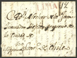 PERU: 6/DE/1798 Lima - Santiago De Chile, Old Entire Letter With Very Interesting Text About A Problem In A Relay Statio - Peru