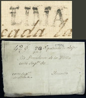 PERU: Circa 1830, FABRIC BAG That Contained A Criminal Case Sent To Trujillo By The Corte Superior De Lima, With Black S - Perú