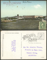PUERTO RICO: 13/JA/1925 ARROYO - Buenos Aires, Postcard With View Of Morro Grounds And Infantry Barracks, Franked With 1 - Sonstige - Amerika