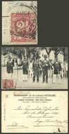 SURINAME: 26/AP/1907 Paramaribo - Argentina, Postcard With View Of "Boschneger Gouvernor (Granman) Met Zyn Kapiteins", F - Suriname