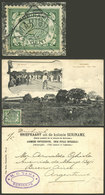 SURINAME: 1907 Paramaribo - Argentina, Postcard With View "Het Station Y Post Republiek", Franked With 2½c. (Sc.47) And  - Suriname