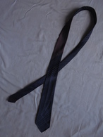 Vintage - Cravate Noire Années 50 - Ties