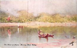 Burma - The River At Prome, Morning Mists Rising - Birmanie Birmania - Tucks Postcard ( Myanmar ) - Myanmar (Burma)