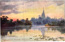 Burma -  Shwe Dagon Pagoda , Rangoon - Birmanie Birmania - Tucks Postcard ( Myanmar ) - Myanmar (Burma)