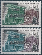 B6253 France Philately Stamps’ Day Transport Stage-Coach ERROR - Fehldrucke