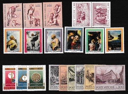 1976 Vaticano Vatican  ANNATA  YEAR Di 5 Serie Con Aerea MNH** - Annate Complete