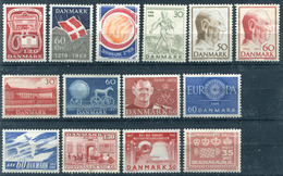 Denmark. 14 Different Stamps** - Sammlungen