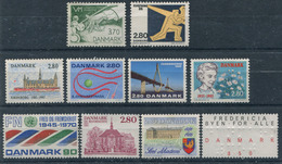 Denmark. 10 Different Stamps** - Verzamelingen