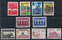 Denmark. 10 Different Stamps** - Collezioni