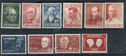 Denmark. 10 Different Stamps** - Collections