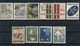 Denmark. 10 Diff. Stamps** - Collections