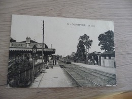 CPA 92 Haut De Seine Courbevoie La Gare - Courbevoie