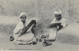 Afrique Du Nord - Talebs Recopiant Les Varsets Du Coran - Carte ND Phot N° 375 Non Circulée - África