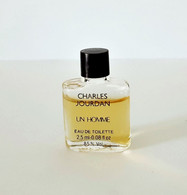 Miniatures De Parfum    UN HOMME   De   CHARLES JOURDAN   EDT   2.5  Ml - Miniaturen Flesjes Heer (zonder Doos)