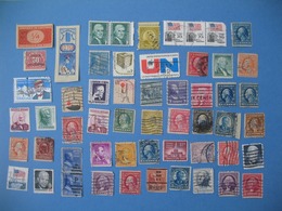 USA  Etats Unis - Perfin Perforés  Lot De 56 Timbres   à Voir - Zähnungen (Perfins)