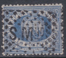 Saint-Marin N° 3 A O 10 C. Bleu Oblitération Moyenne Sinon TB - Oblitérés