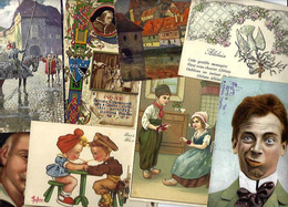 Lot 2078 De 10 CPA Illustrateurs Fantaisies Déstockage Pour Revendeurs Ou Collectionneurs - 5 - 99 Postcards