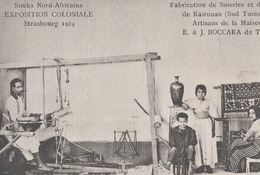 STRASBOURG (67) EXPOSITION COLONIALE.1924.SOUKS NORD-AFRICAIN. ARTISANS De La MAISON E&J BOCCARA De TUNIS. - Straatsburg