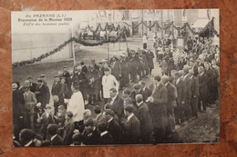 PAZANNE (44) - PROCESSION DE LA MISSION 1928 - DEFILE DES HOMMES - Nort Sur Erdre