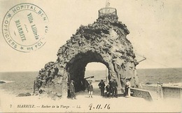Themes Div-ref DD146-cachets - Cachet - Guerre 1914-18-biarritz - Cachet Hopital Benevole No 104 Bis -villa Liliteia - - Guerra De 1914-18